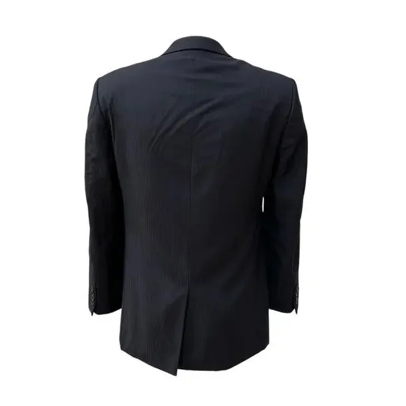 Givenchy Sport Coat Blazer Jacket 43” Chest Black Wool 3 Button Single Breasted - Picture 7 of 15